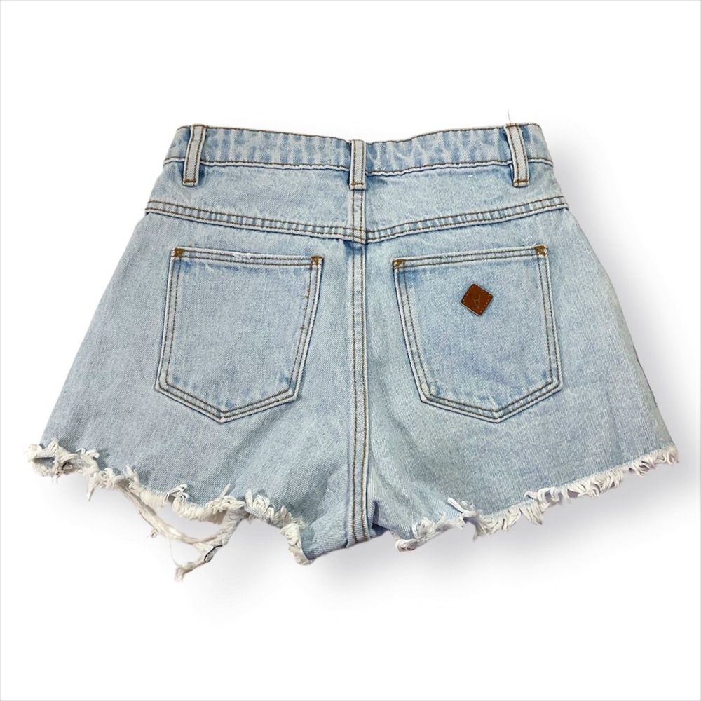 ABRAND A High Relaxed Denim Cutoff Jean Shorts - Picture 6 of 10